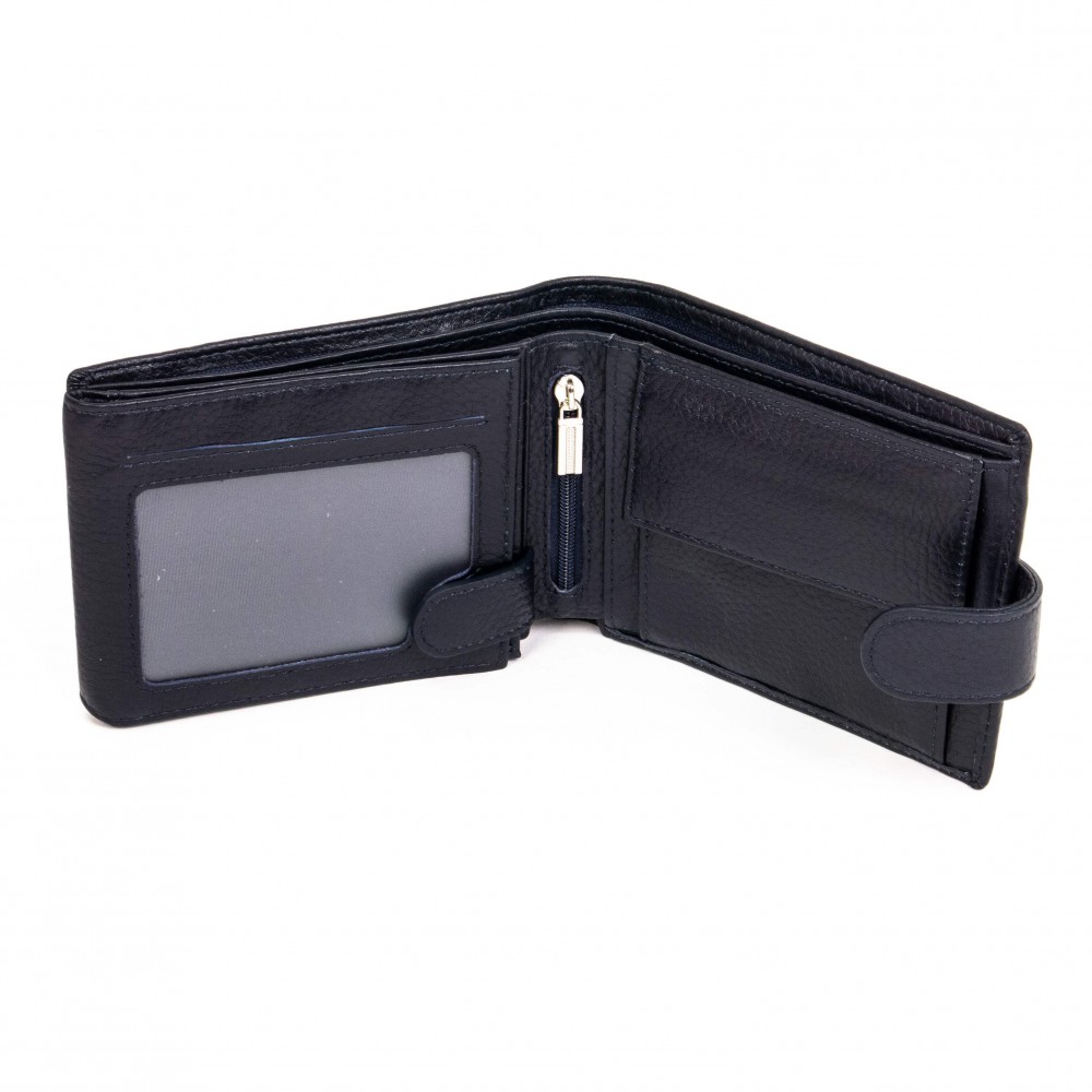 Мъжки портфейл ENZO NORI модел FONS естествена кожа кафяв